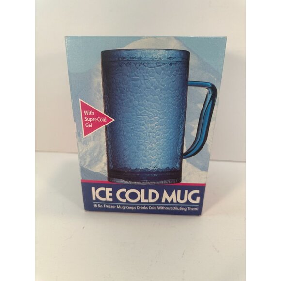 Seville Classics Ice Cold Mug 16 oz Freezer Mug - Picture 1 of 6